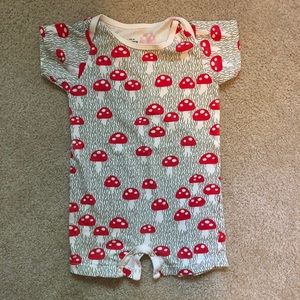 Winter Water Factory mushroom themed romper